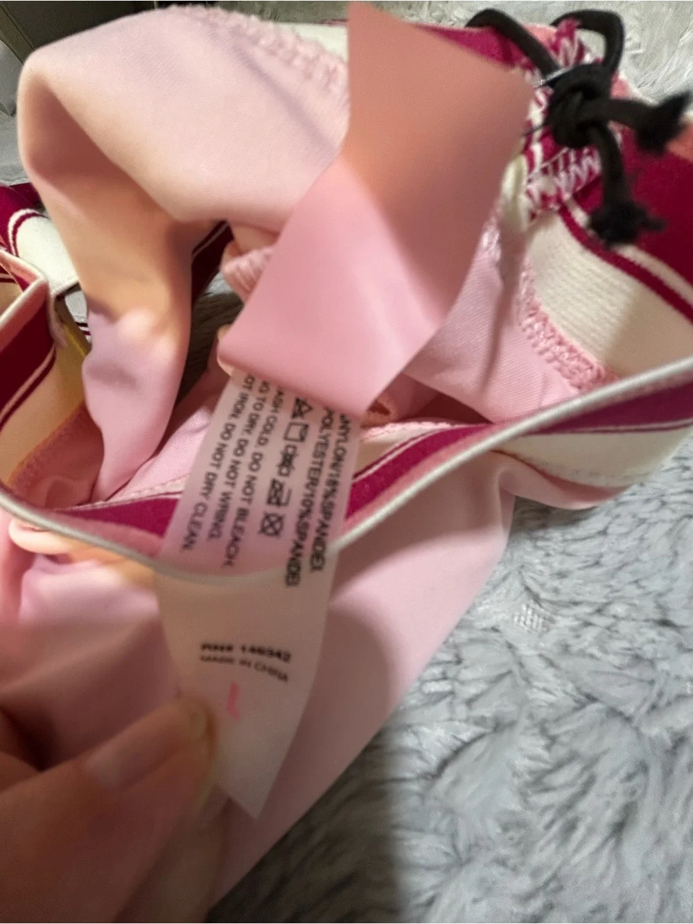 Juicy Couture Pink Halter Monokini One-Piece Swimsuit